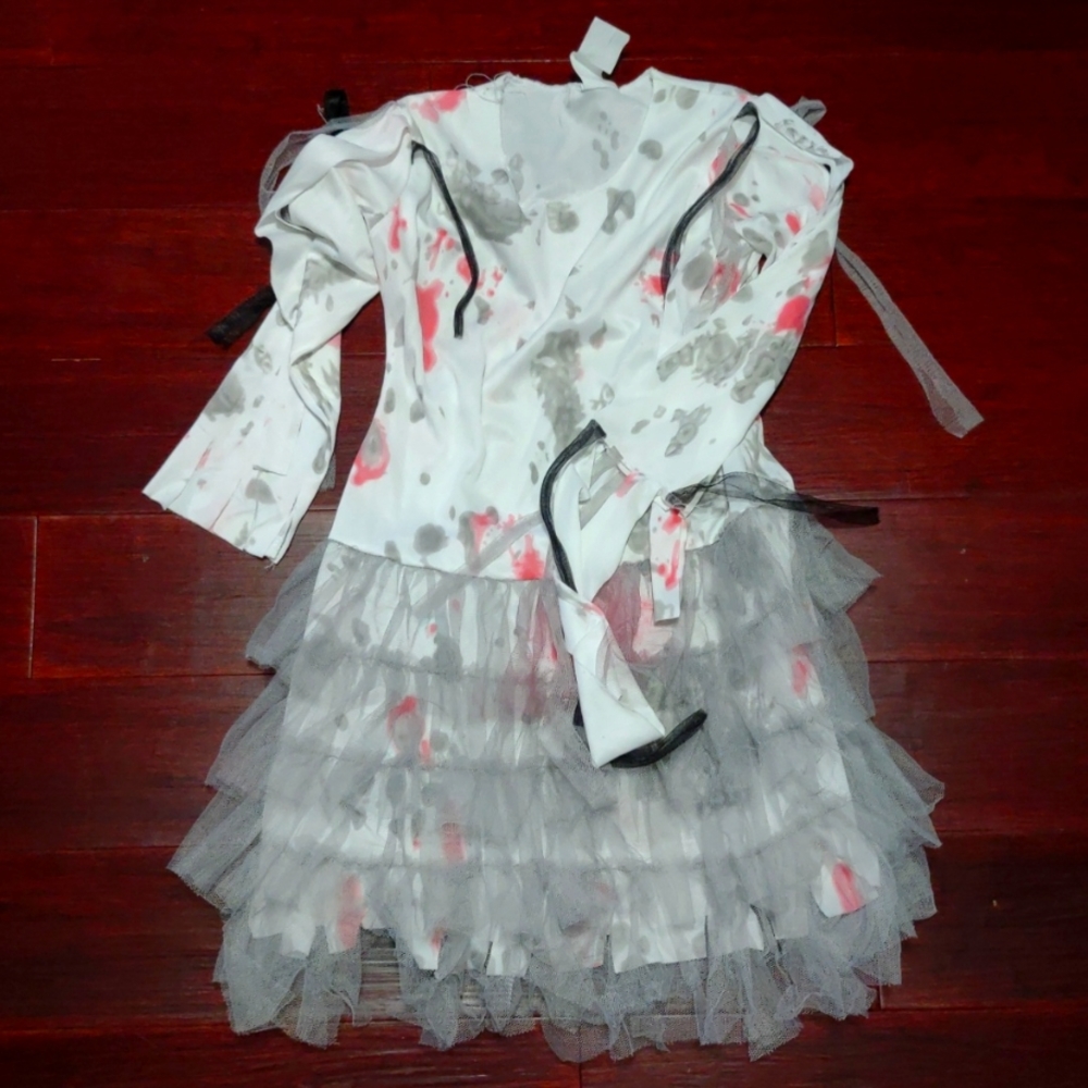 Girls 8-10 zombie bride Costume
